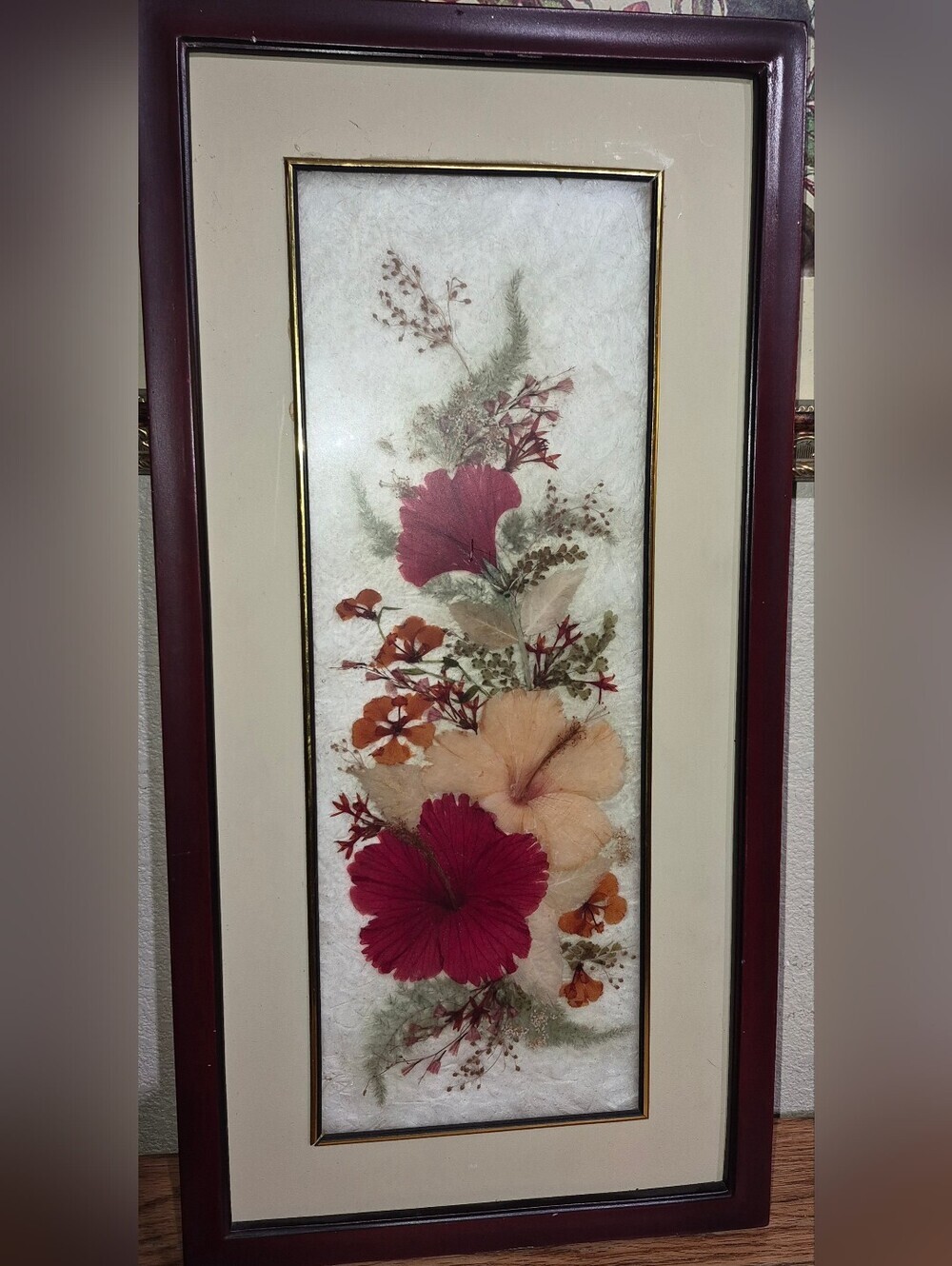 Fibretec Matara - Vintage Bouquet Flower Preservation Frame Handcrafted